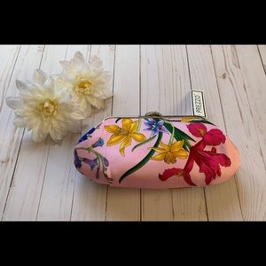 Pink Flower Clutch